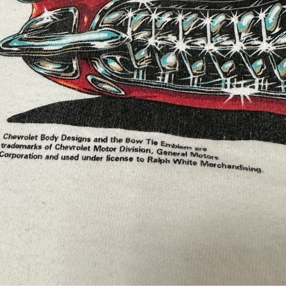 Vintage Route 66 Corvette Single Stitch Mens Sz XL  White Graphic Tshirt 90’s - Picture 4 of 15